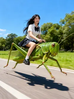 Riding Grasshopper