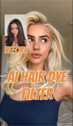Blonde hair dye 