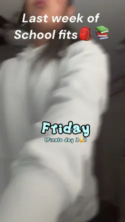 Last week of school♡
