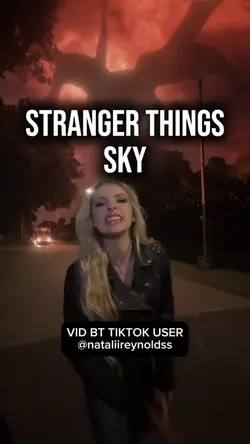 Stranger Things sky