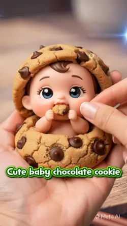 cute chocolate cooki