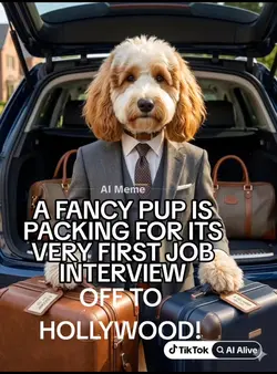 dog going on trip 