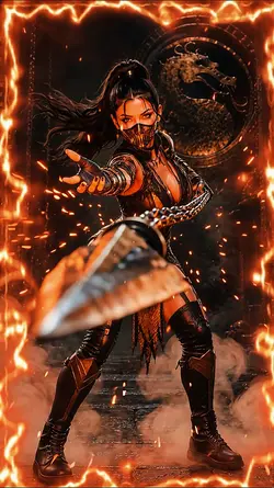 Fire glow