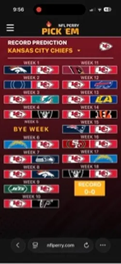 Chiefs schedule pred