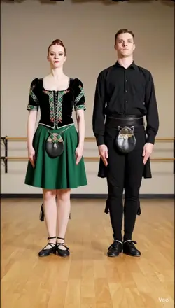 Irish step dancers