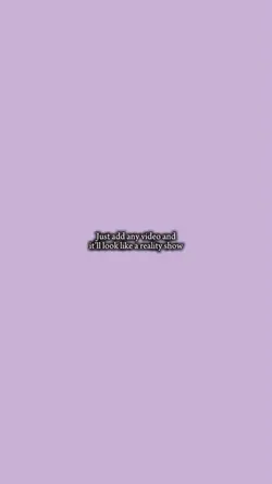 Reality show✨