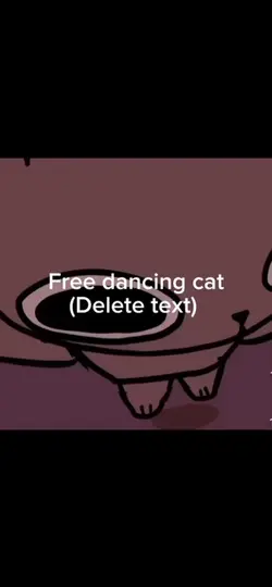 Free dancing cat