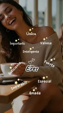 Eres única, fuerte