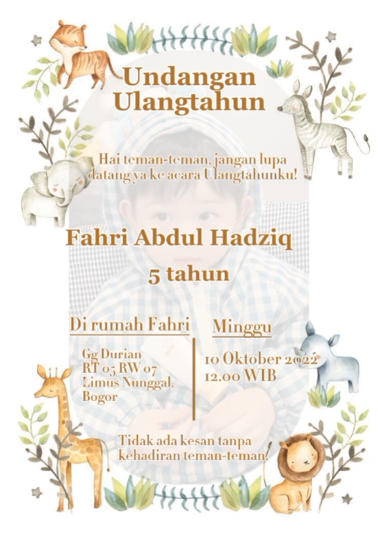 Ulangtahun Undangan