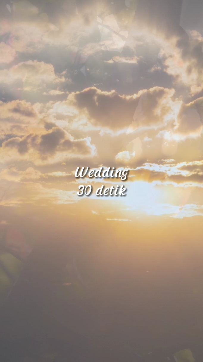 Wedding 30 detik
