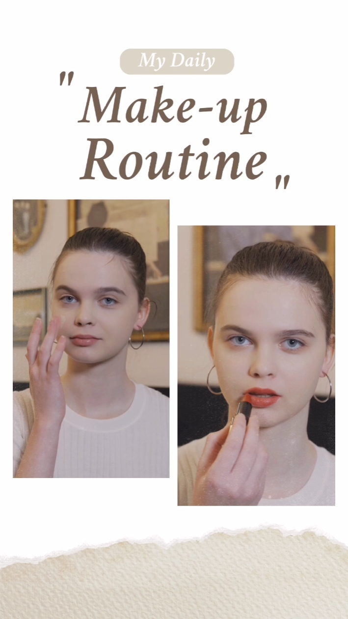 Étapes de routine de maquillage