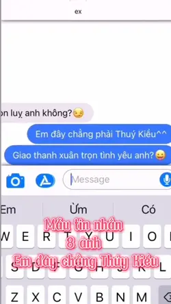 Mẫu tin nhắn 8 ảnh