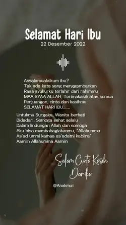 Selamat Hari Ibu