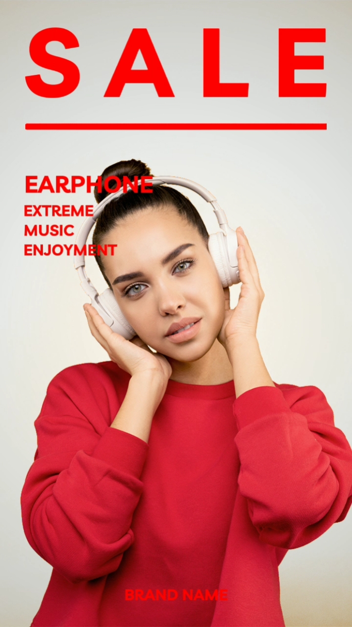 Poster penjualan untuk elektronik