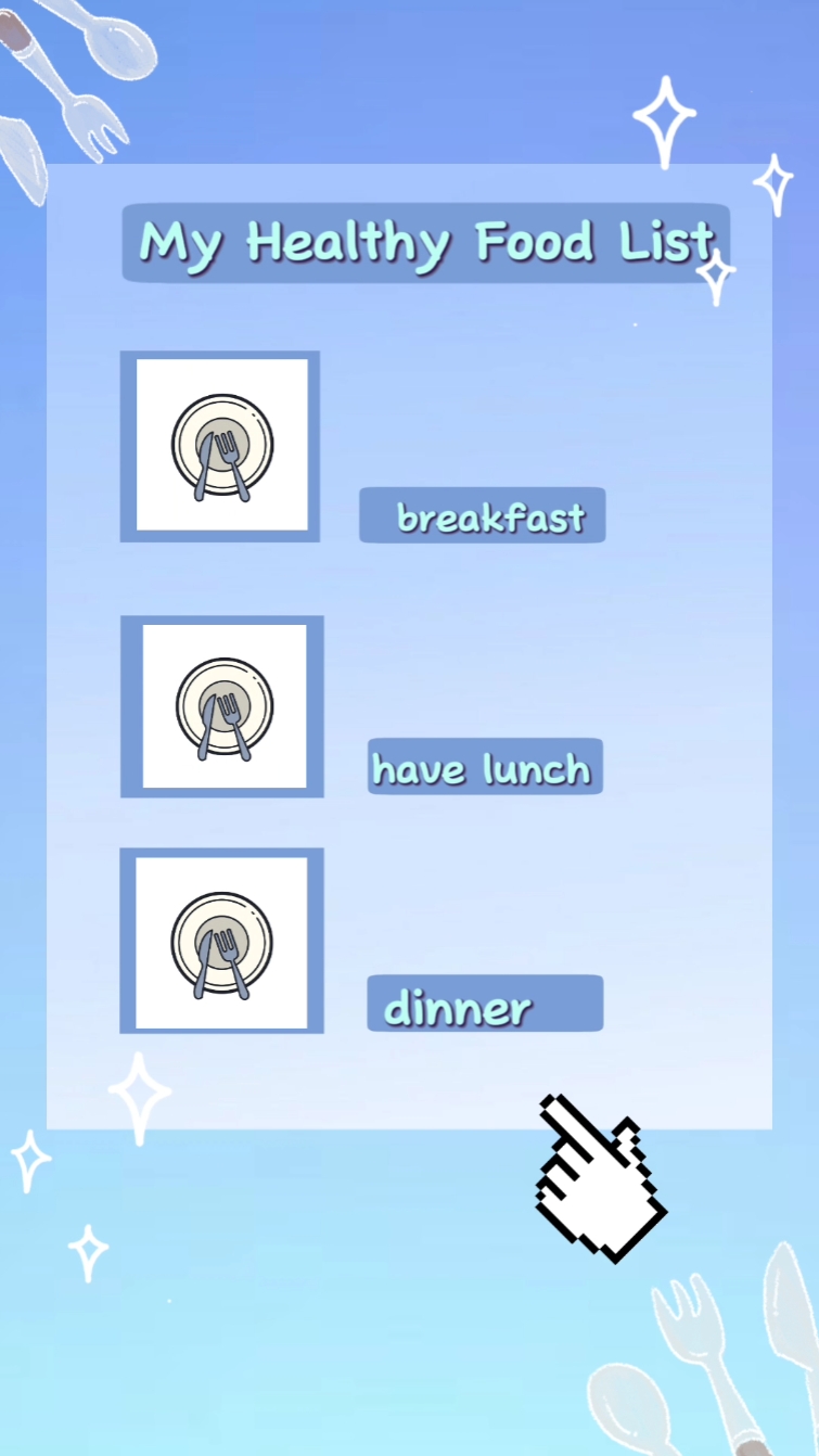 Mi lista de comida saludable