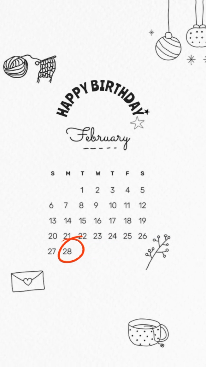 HBD 28 Februari