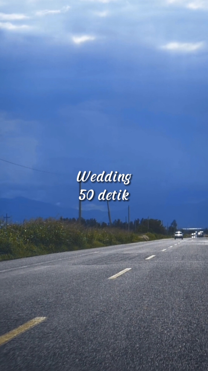 Wedding 50 detik