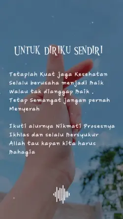 untuk diriku sendiri
