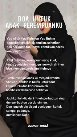 do'a untuk anak cewe