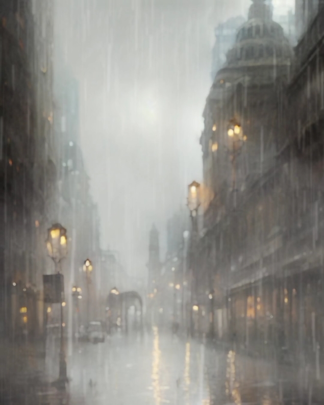 Lluvia y trueno 