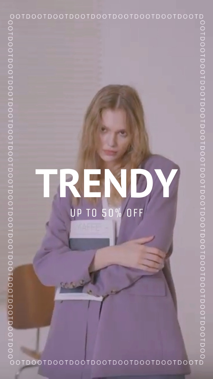 Promotion des ventes en violet
