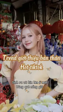 Giới thiệu bản thân 
