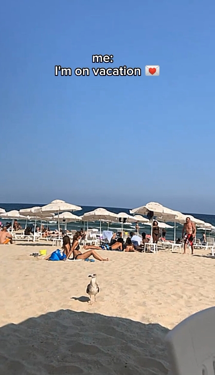 Ich bin im Urlaub