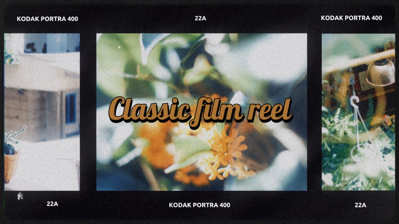 Bobine de film classique