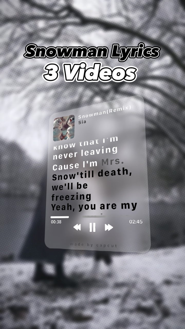 Snowman Lyrics