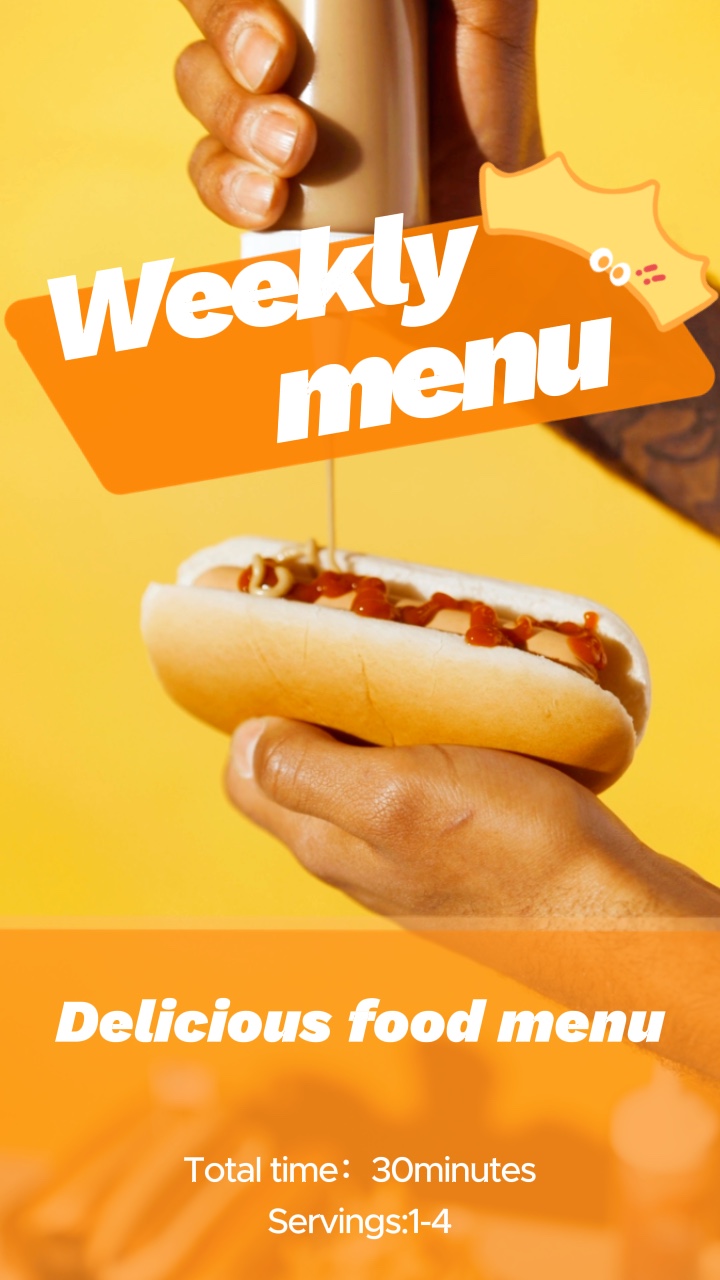 Minimalist Restoran Promosyonu