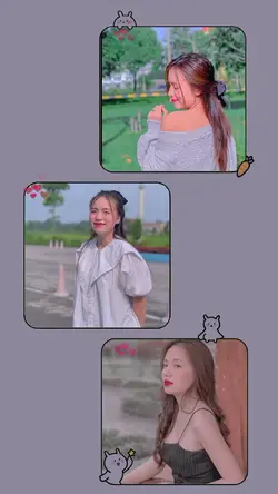 3 ảnh + khung