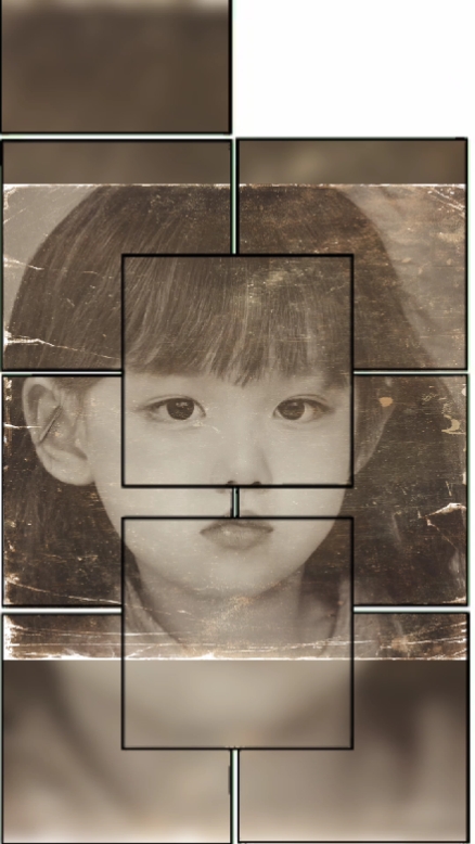 baby face old photo 