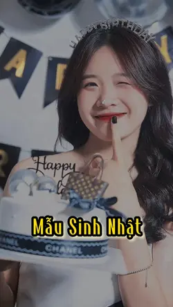[1]Mẫu Sinh Nhật