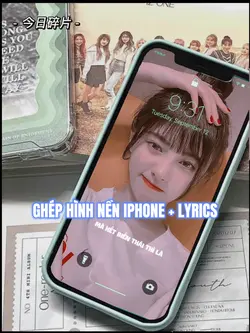 Ghép hình nền IPhone
