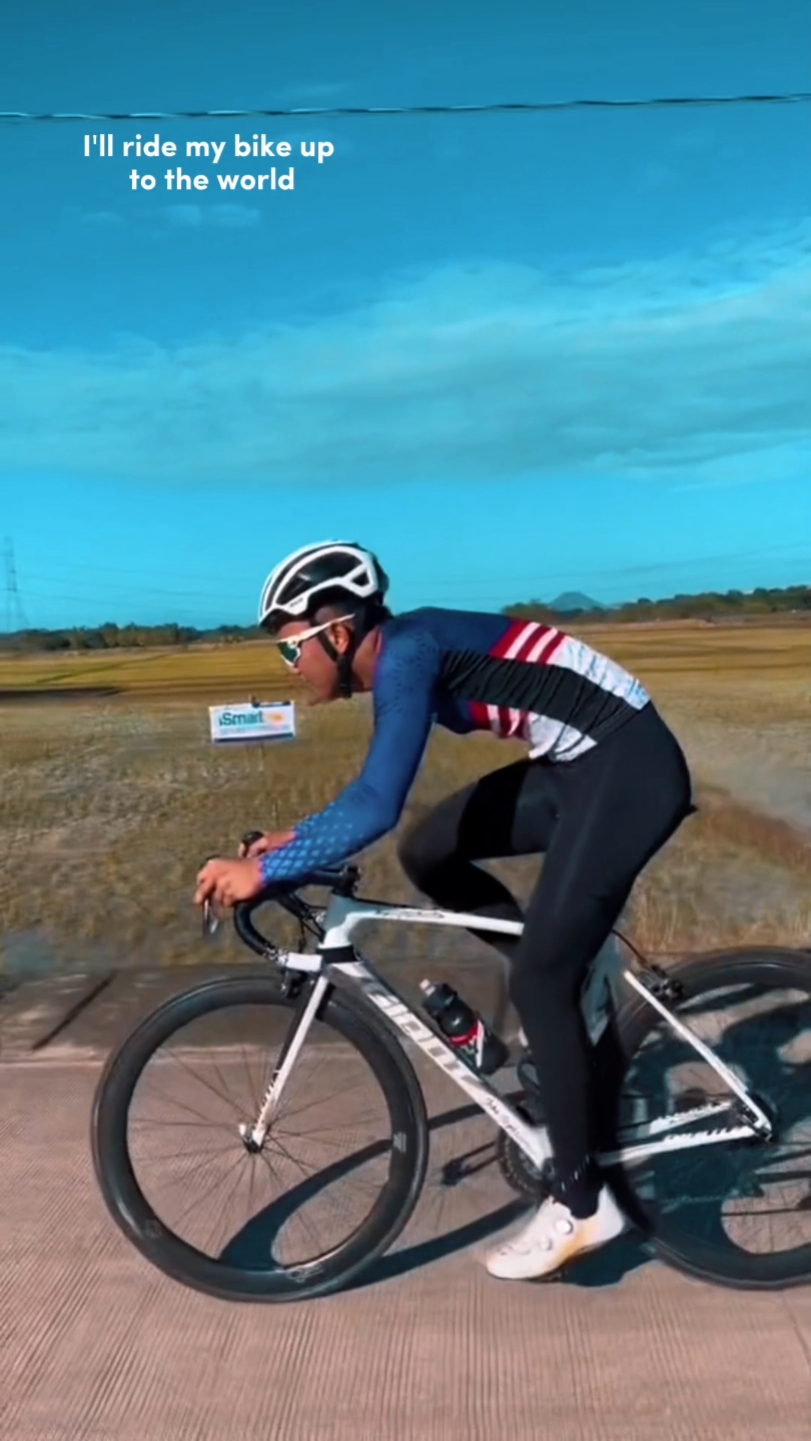 I'll ride my bike up