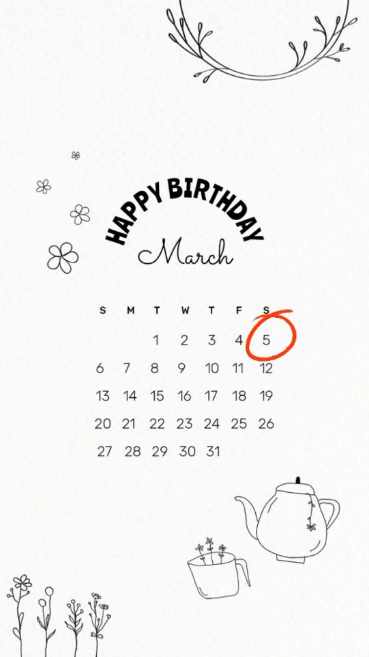 HBD 5 Maret