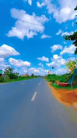 bầu trời xanh chill