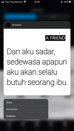 SELALU BUTUH IBU