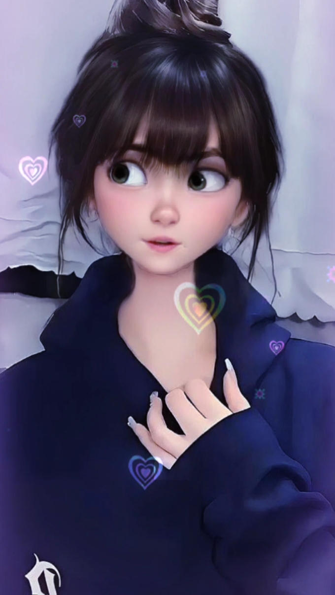 Visage de dessin animé