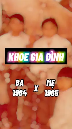 Trend khoe gia đình
