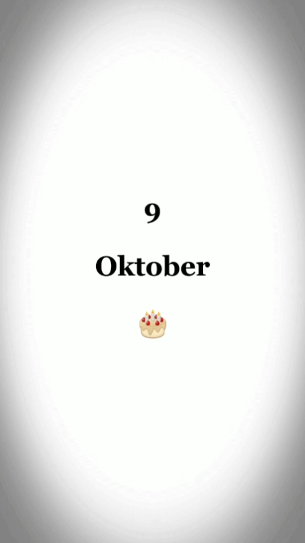 HBD, 9 OKTOBER