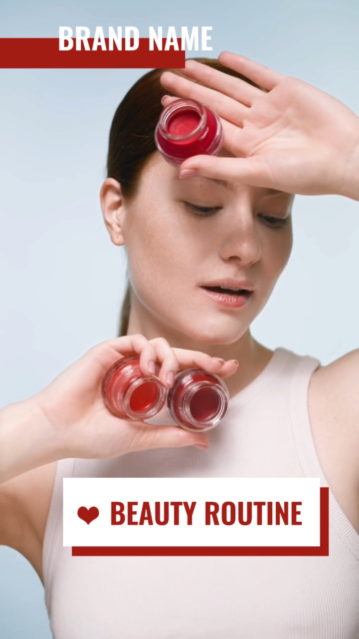 Product Display for Skincare Products