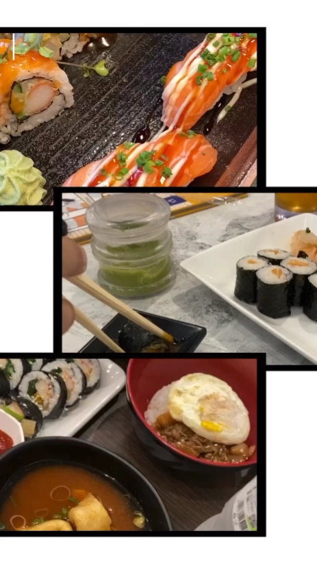 frame aesthetic food