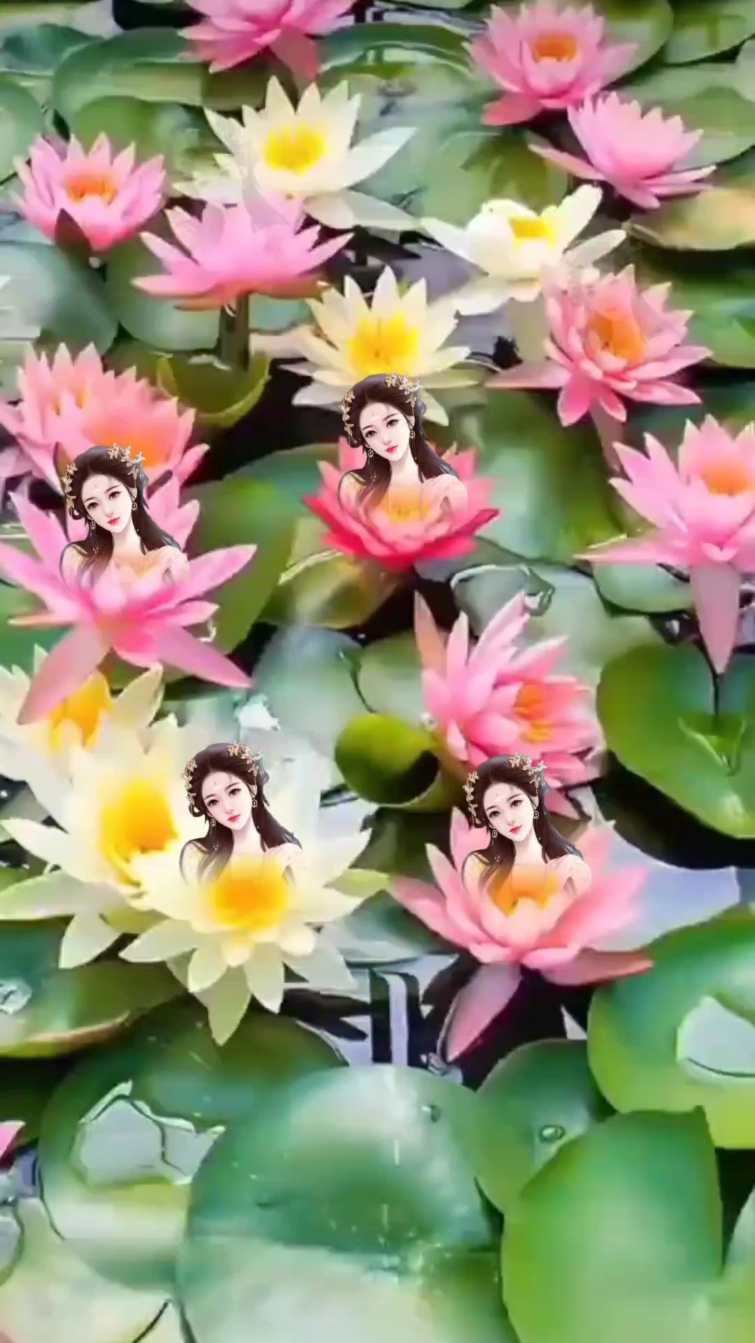 Bunga teratai cantik