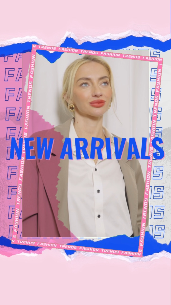  Promoção de Moda Feminina Rosa e Azul