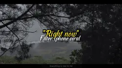 Right now