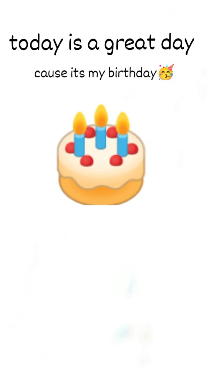 Happy birthday self