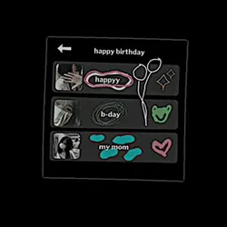 happy b-day my mom
