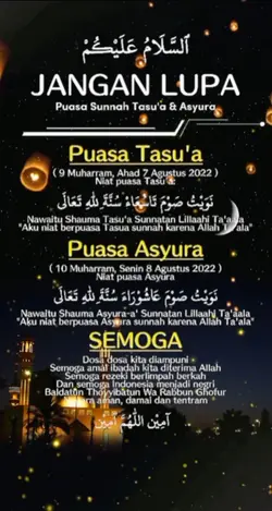 Puasa Tasu'a/Asyura