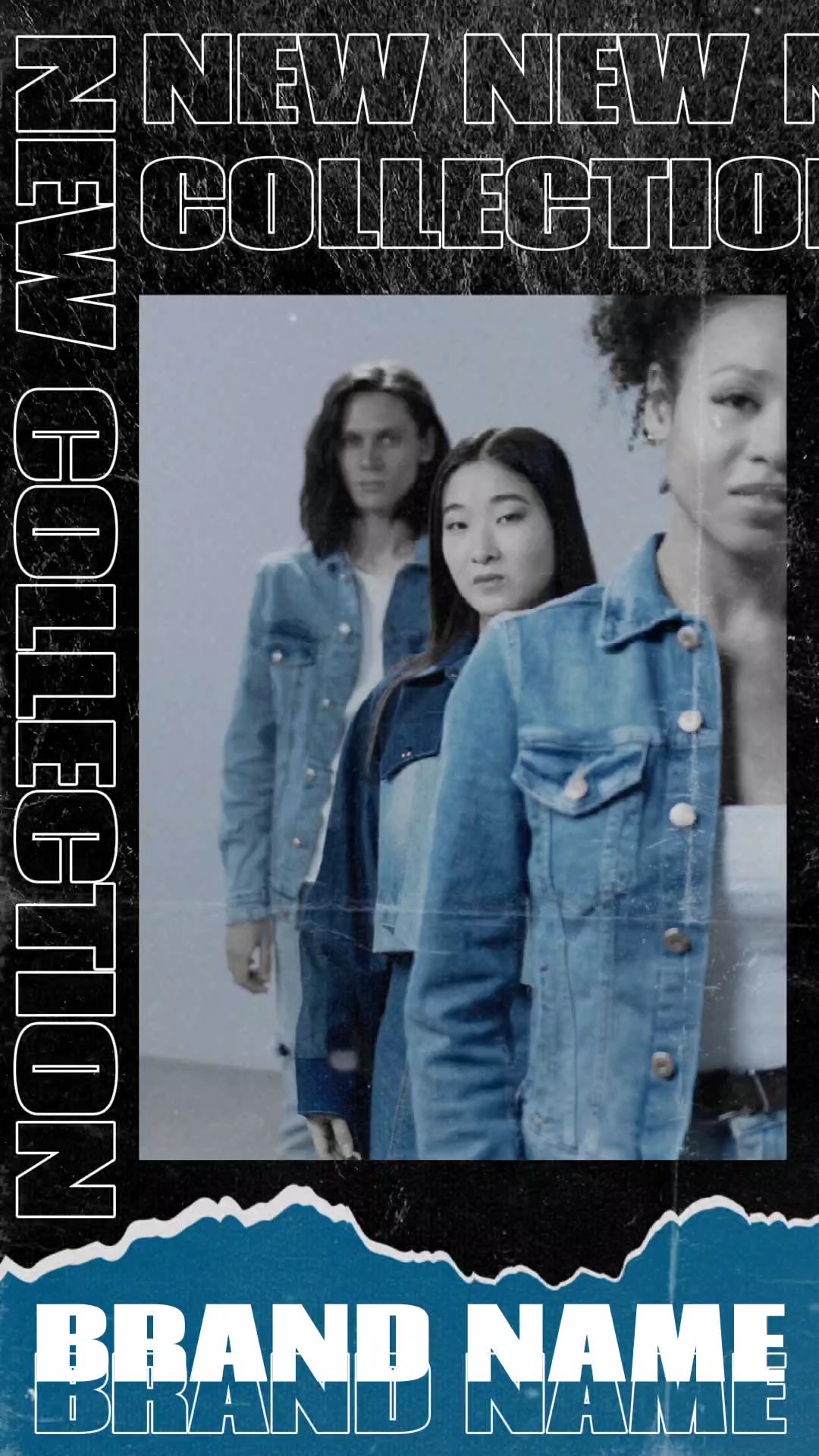 Estilo de revista retrô